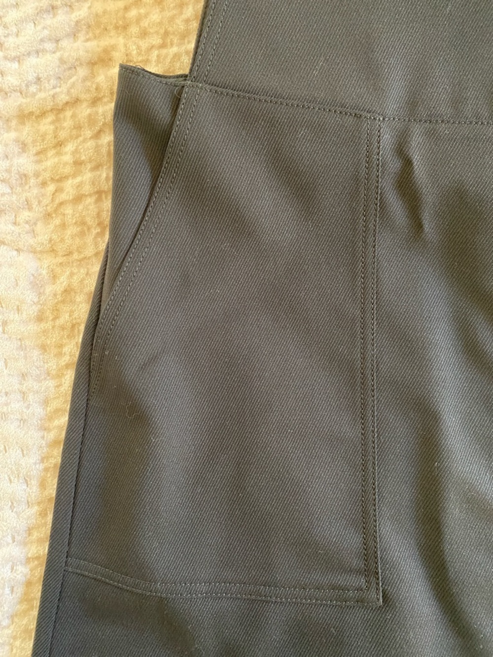 Black Midi Pier Antonio Gaspari Dress with Front Pocket Detail - Picture 4 of 8